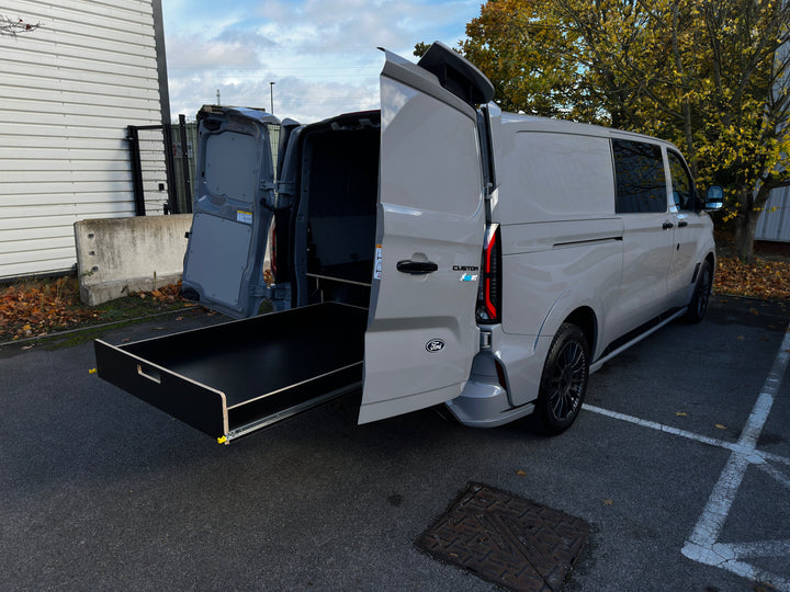 Ford Transit Custom Crew Cab 2024+ LWB | Pro | Rear System | Single Drawer