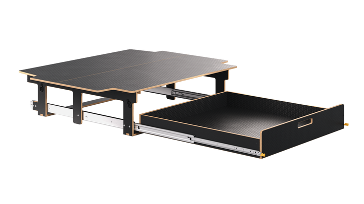 Ford Transit Custom Crew Cab 2024+ SWB | Pro | Rear System | Single Drawer