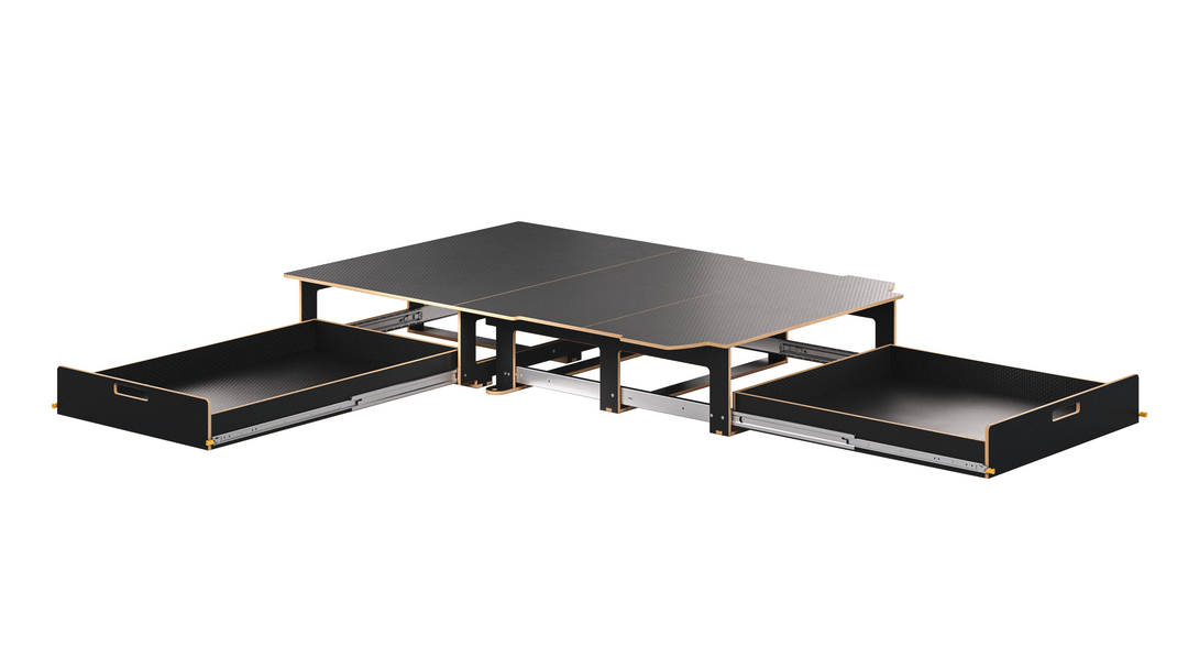 VW Transporter 2005-2024 SWB | Pro | Full System | 2 Drawer