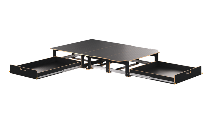 VW Transporter 2005-2024 SWB | Pro | Full System | 2 Drawer