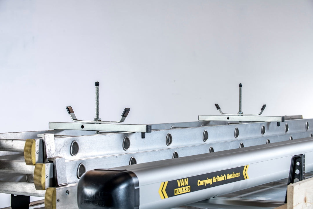 Lockable Ladder Clamps for Vans (incl. padlock) | Universal Fitting