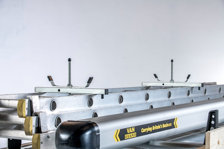 Lockable Ladder Clamps for Vans (incl. padlock) | Universal Fitting