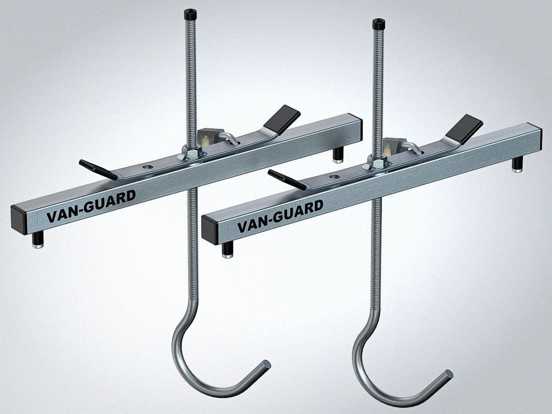 Lockable Ladder Clamps for Vans (incl. padlock) | Universal Fitting
