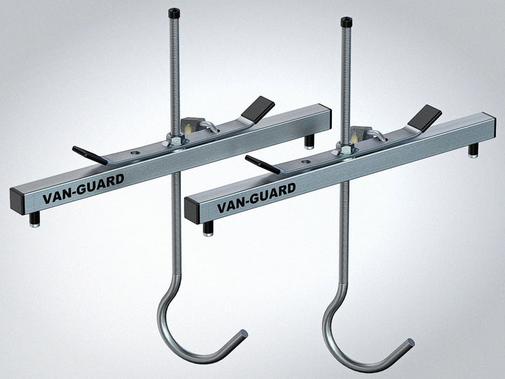 Lockable Ladder Clamps for Vans (incl. padlock) | Universal Fitting